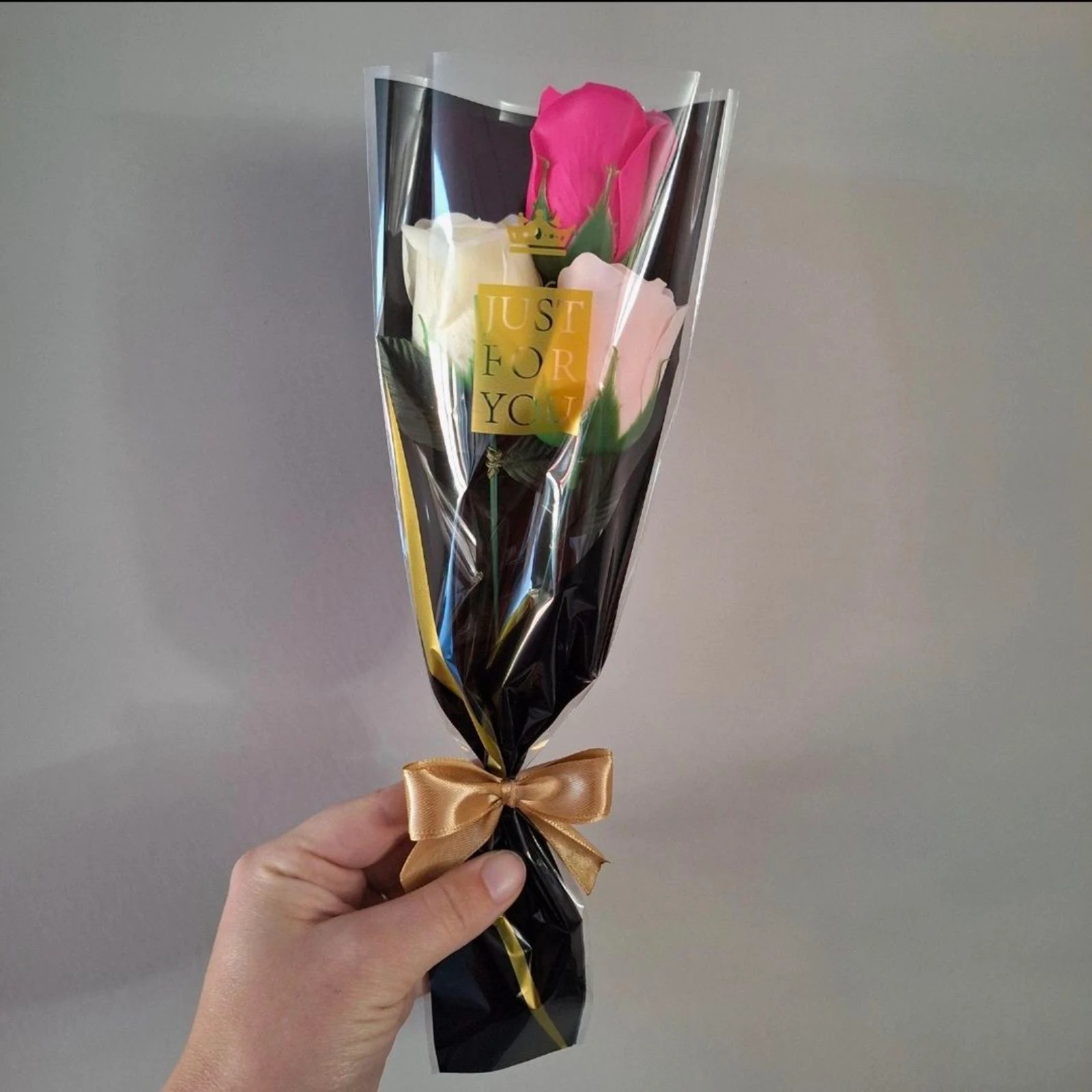 Boeket met zeeproosjes bloemen cadeau bedankje 